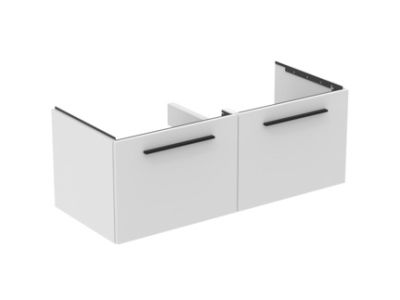 Dulap baza Ideal Standard i.Life B cu 2 sertare, 120x50.5x44cm, alb mat