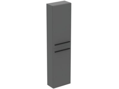 Dulap inalt suspendat Ideal Standard i.life S cu doua usi, 160x40x21cm, gri quartz mat