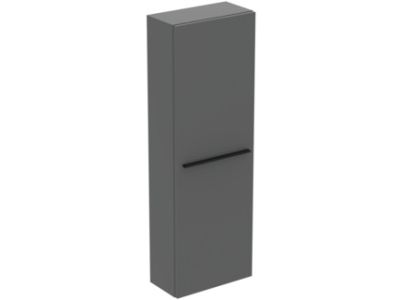 Dulap suspendat Ideal Standard i.life S cu o usa, 120x40x21cm, gri quartz mat