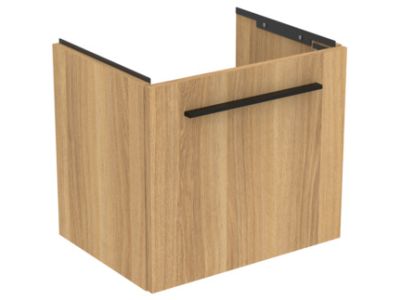 Dulap baza suspendat Ideal Standard i.life S cu un sertar, 50cm, stejar natural
