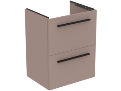 Dulap baza suspendat Ideal Standard i.life S cu doua sertare, 50cm, greje mat