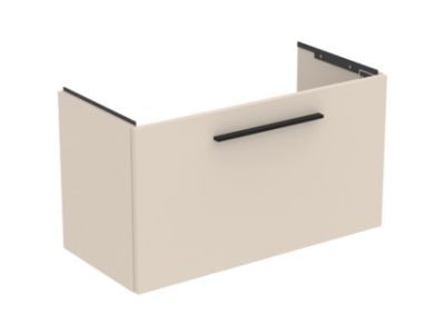 Dulap baza suspendat Ideal Standard i.life S cu un sertar, 80cm, bej nisipiu mat