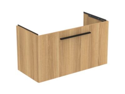 Dulap baza suspendat Ideal Standard i.life S cu un sertar, 80cm, stejar natural