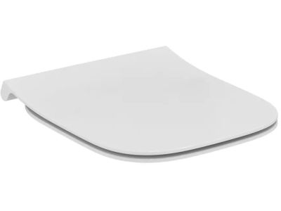 Capac wc Ideal Standard i.life S Slim cu inchidere lenta, alb