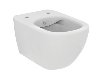 Vas WC suspendat Ideal Standard Tesi Rimless, cu functie de bideu si fixare ascunsa, alb