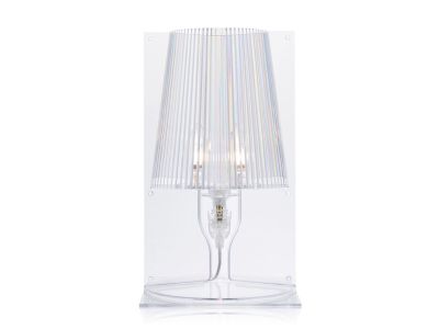 Veioza Kartell Take design Ferruccio Laviani, E14 max 5W LED, h31cm, transparent