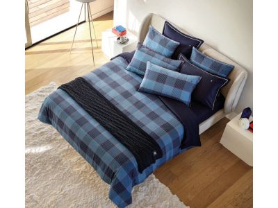 Cearceaf pentru pilota Tommy Hilfiger Tartan Heritage 240x220cm, River