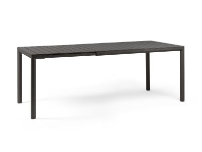 Masa exterior Nardi Tevere 147 extensibila, max 211x90cm, baza aluminiu, antracit
