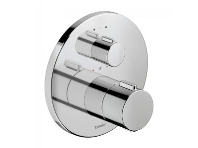 Baterie cada - dus termostatata Duravit Thermo montaj incastrat, necesita corp ingropat, crom