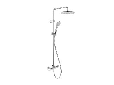 Coloana de dus Duravit System Shower 1000 cu baterie termostatata, crom