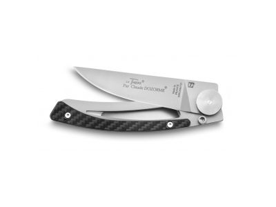 Cutit pliabil de buzunar Claude Dozorme Le Thiers Liner Lock  maner carbon