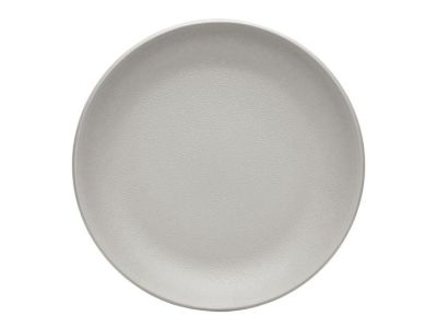 Farfurie plata Kartell Trama design Patricia Urquiola, 27cm, gri inchis