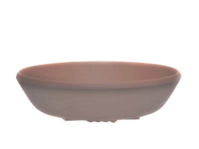 Farfurie adanca Kartell Trama design Patricia Urquiola, 21cm, terracota