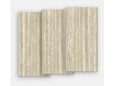 Gresie portelanata FMG Travertino Maxfine 75x37.5cm, 6mm, Prelucidato