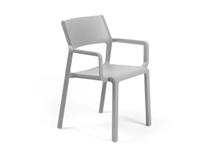 Scaun exterior Nardi Trill Armchair cu brate, gri