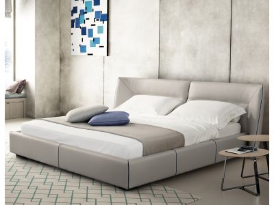 Pat Gamma Tulip Night pentru saltea 180x200cm, piele Zero Impact F300, HandMade in Italy