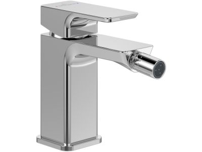 Baterie bideu Villeroy & Boch Subway 3.0, ventil pop-up, crom
