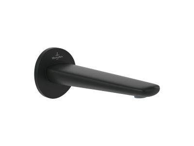 Pipa cada Villeroy & Boch Antao 19.5cm, negru mat