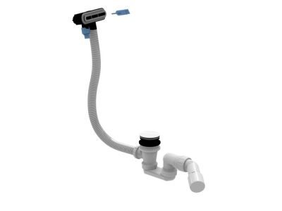 Sifon pentru cada cu preaplin Villeroy & Boch Loop & Friends cu ornamente crom