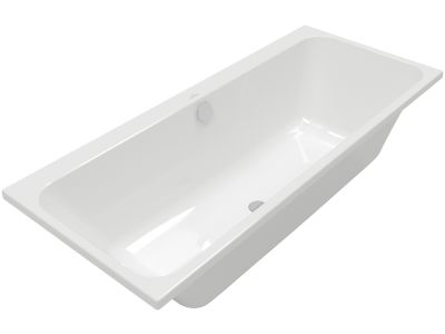 Cada baie rectangulara Villeroy & Boch Architectura Solo 180x80cm, acril, alb alpin