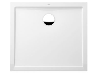 Cadita de dus rectangulara Villeroy & Boch Futurion Flat 100x80cm, alb