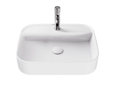 Lavoar Besco Assos Cera-Line 50x40cm, fara preaplin, alb
