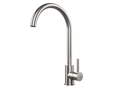 Baterie bucatarie Teka UNI 9310 XP, pipa inalta rotativa, Inox