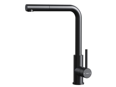Baterie bucatarie Teka UNI 9331, dus extractibil, negru