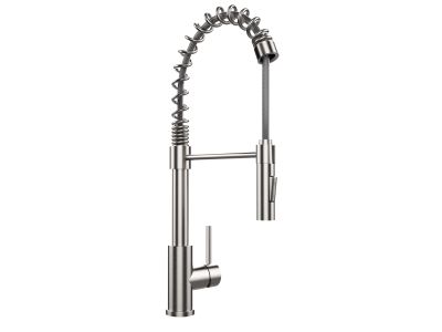 Baterie bucatarie Teka Total UNI 9912 XP Pro cu pipa flexibila inox