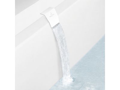 Sistem de umplere prin preaplin Villeroy & Boch Squaro, alb mat