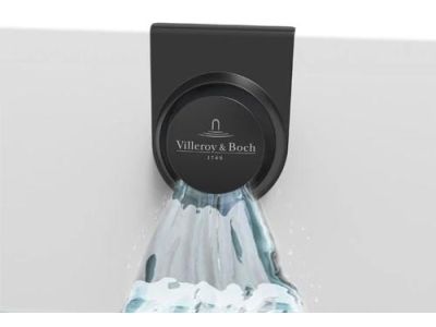 Sistem de umplere prin preaplin pentru cazi Villeroy & Boch, negru mat