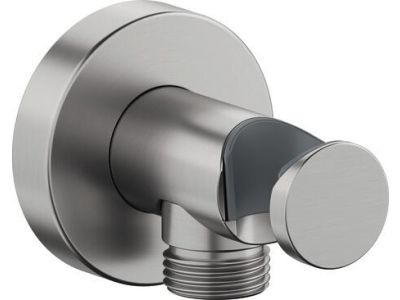 Conector fixfit Duravit Shower Roound cu agatatoare de dus, inox periat