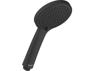 Para de dus Duravit 3jet 110 cu 3 jeturi, negru mat