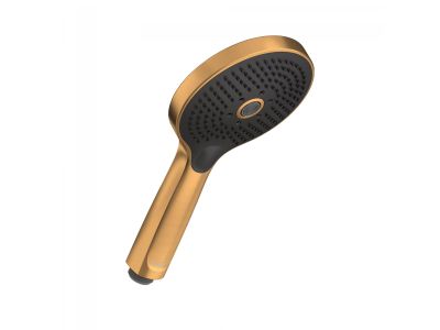 Para de dus Duravit Shower 120cm, 3 tipuri de jet, bronz periat/negru