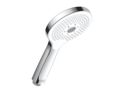 Para de dus Duravit Shower 120cm, 3 tipuri de jet, crom/alb