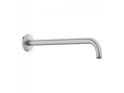 Brat de dus Duravit Shower Round 41cm, cu montaj pe perete, inox periat
