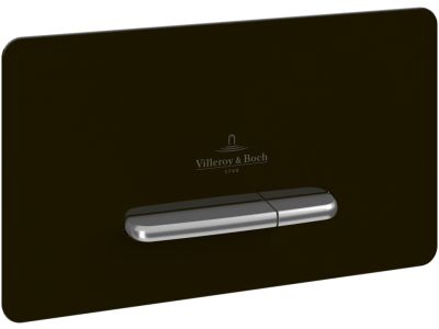 Clapeta Villeroy & Boch Supreo, sticla Glossy Black