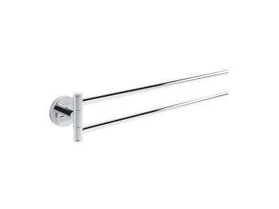 Suport prosop cu doua brate Villeroy & Boch Elements Tender 40cm, crom