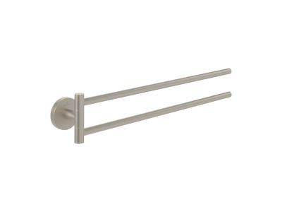Suport prosop cu doua brate Villeroy & Boch Elements Tender 40cm, nichel periat