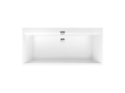 Cada rectangulara incastrabila Villeroy & Boch Squaro Edge 12 160x75cm, compozit, alb mat