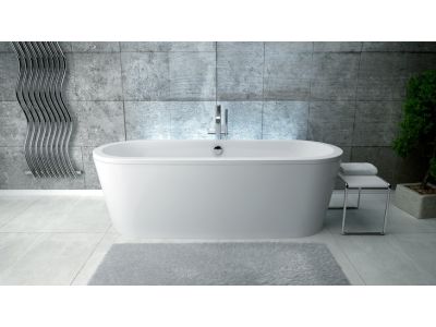 Cada freestanding Besco Victoria 185x83cm, alb