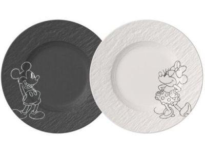 Set farfurii Villeroy & Boch Manufacture Disney Mickey Mouse Breakfast, 21.7cm, 2 piese