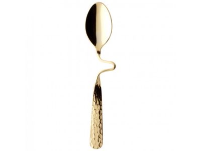 Lingurita Villeroy & Boch NewWave Caffe Demitasse placata cu aur 12cm