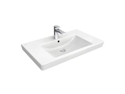 Lavoar Villeroy & Boch Subway 2.0 80x47cm, montare pe mobilier