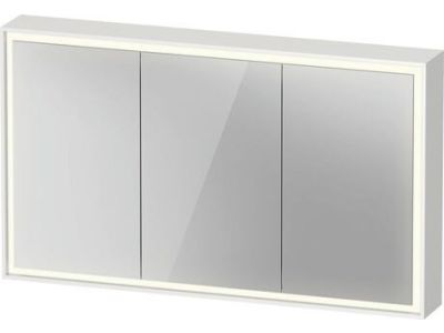 Dulap cu oglinda Duravit Vitrium 120cm, iluminare LED cu senzor, alb mat décor