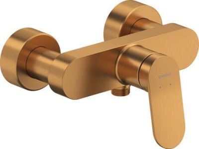 Baterie dus Duravit Wave, bronz periat