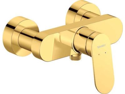 Baterie dus Duravit Wave, auriu lucios