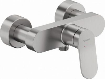 Baterie dus Duravit Wave, inox periat