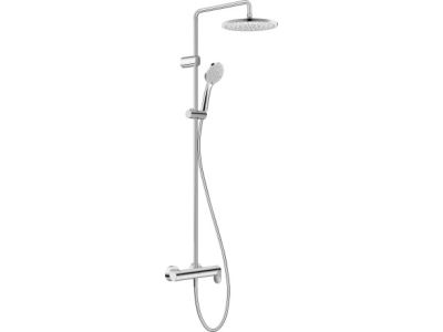 Coloana de dus Duravit Wave cu baterie, h 112cm, crom