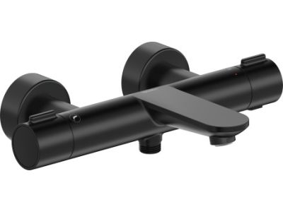 Baterie termostatata cada Duravit Wave negru mat